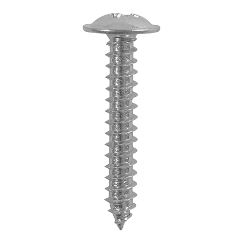 FLANGE HEAD SELF TAPPING SCREW - A2 STAINLESS STEEL POZI 4.8 X 16MM (10G X 5/8)