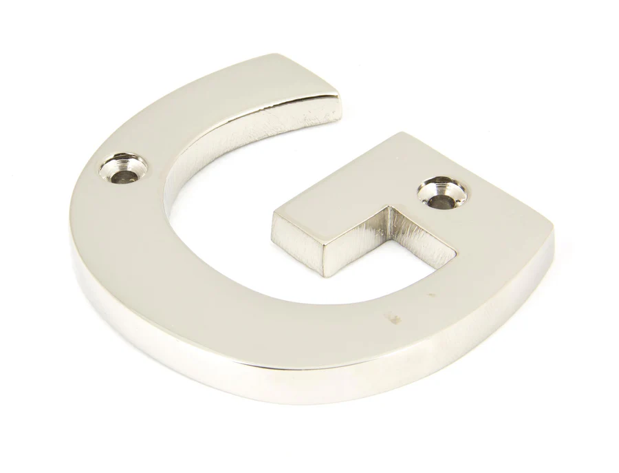 FTA 90303G POLISHED NICKEL LETTER G