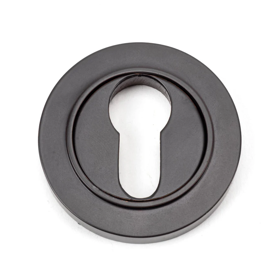 FTA 46121 AGED BRONZE ROUND EURO ESCUTCHEON (PLAIN)