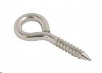 SCREW-IN EYE - NICKEL PLATED 23MM 