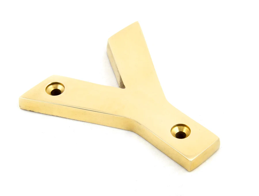 FTA 83801Y POLISHED BRASS LETTER Y