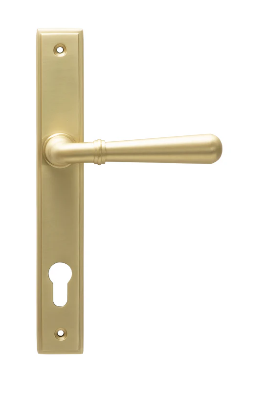 FTA 50851 SATIN BRASS NEWBURY SLIMLINE LEVER ESPAG. LOCK SET