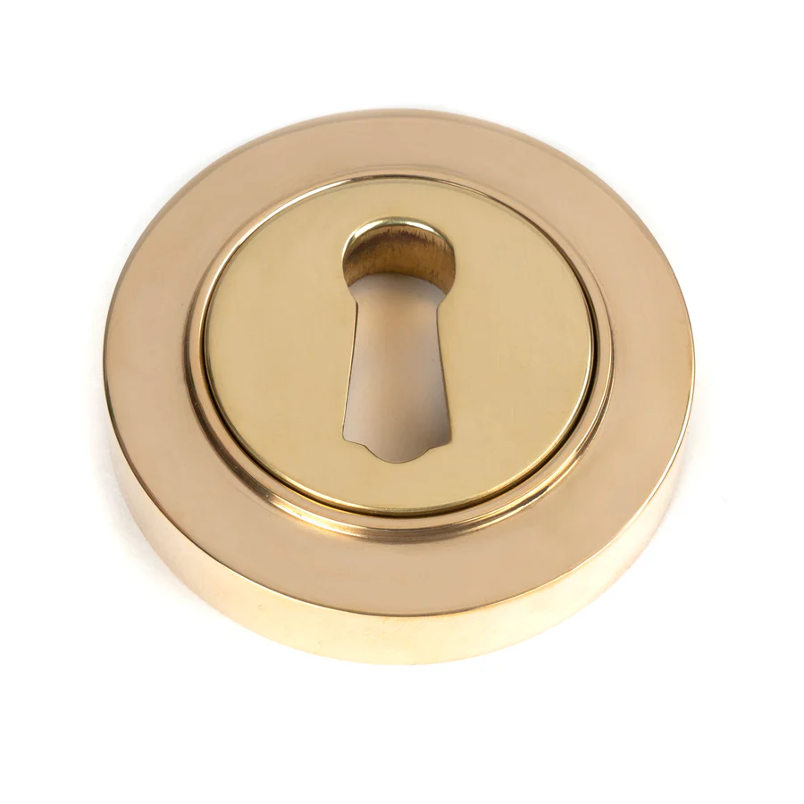 FTA 50746 POLISHED BRASS ROUND ESCUTCHEON (PLAIN)