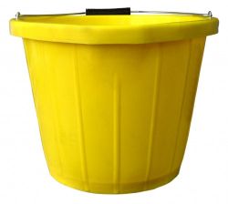 INDUSTRIAL BUCKET LIPPED 3 GALLON YELLOW