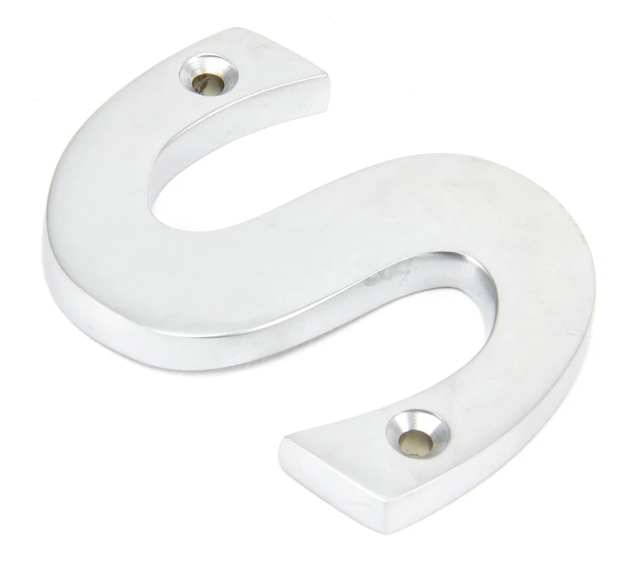 FTA 83804S SATIN CHROME LETTER S
