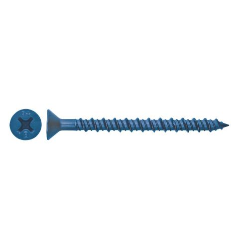 BLUE CONCRETE SCREW - CSK 4.8 X  82MM 