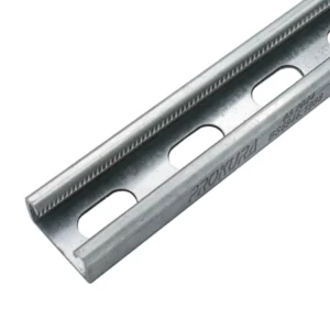 SLOTTED CHANNEL PRE-GALVANISED 41 X 21 X 2.5MM X 3MTR