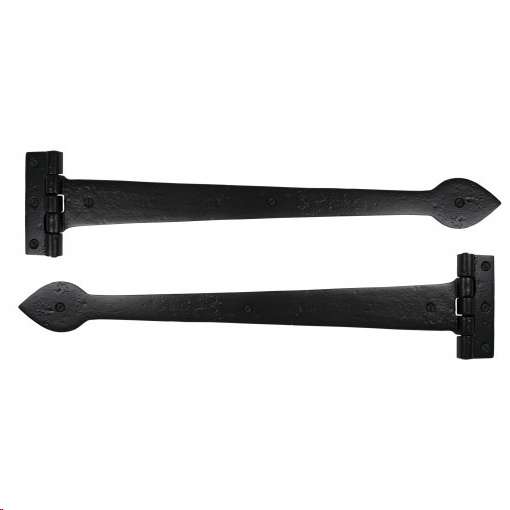 FTA 73228 BLACK SMOOTH 18 CAST T HINGE (PAIR)