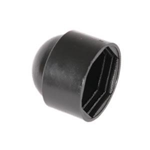 HEXAGON NUT & BOLT PROTECTION CAP - BLACK PLASTIC M 8 