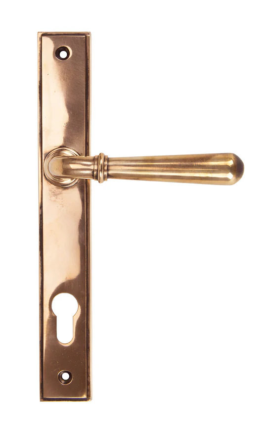FTA 91918 POLISHED BRONZE NEWBURY SLIMLINE LEVER ESPAG. LOCK
