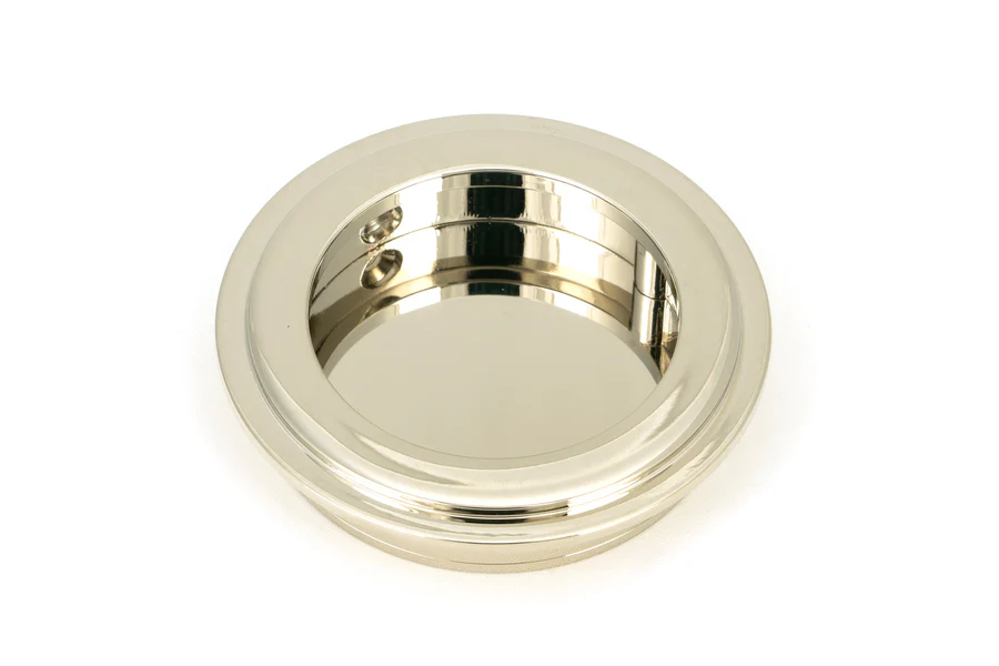 FTA 50161 POLISHED NICKEL 75MM ART DECO ROUND PULL