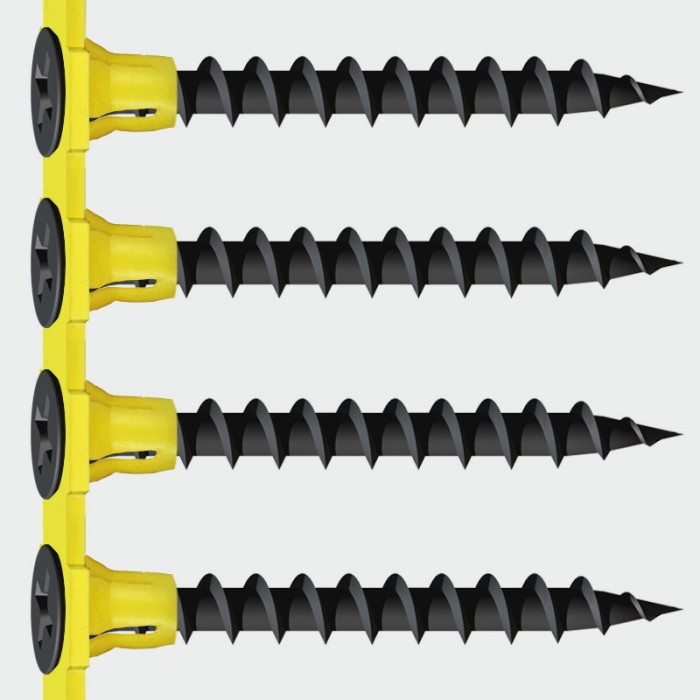 DRYWALL SCREW - COLLATED COARSE THREAD 4.2 X 75MM BLACK