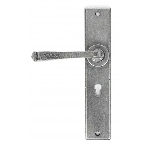 FTA 33089 PEWTER LARGE AVON LEVER LOCK SET