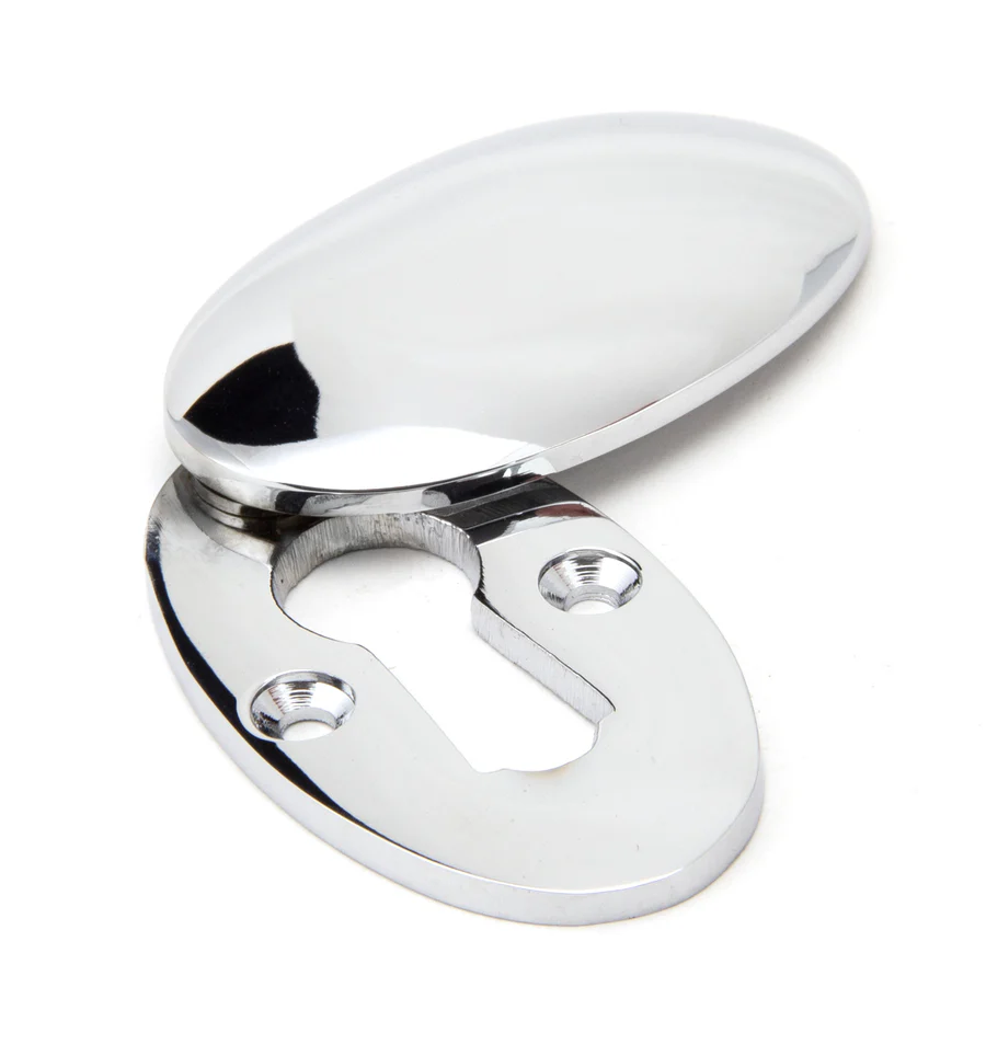 FTA 91990 POLISHED CHROME OVAL ESCUTCHEON & COVER