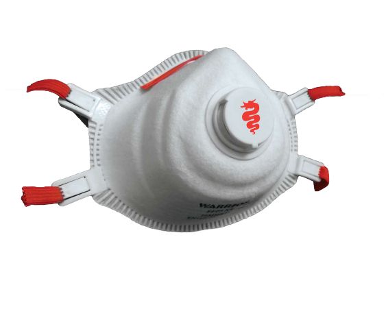 TRADE MOULDED DUST MASK/RESPIRATOR -  FFP3V (VALVED)