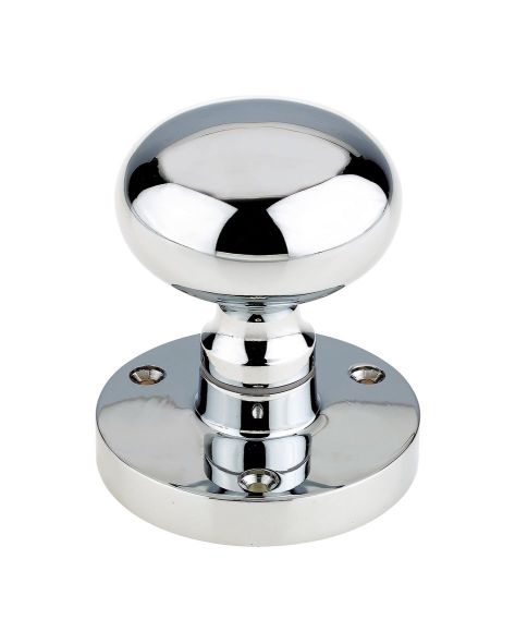 MORTICE KNOB 61MM POLISHED CHROME