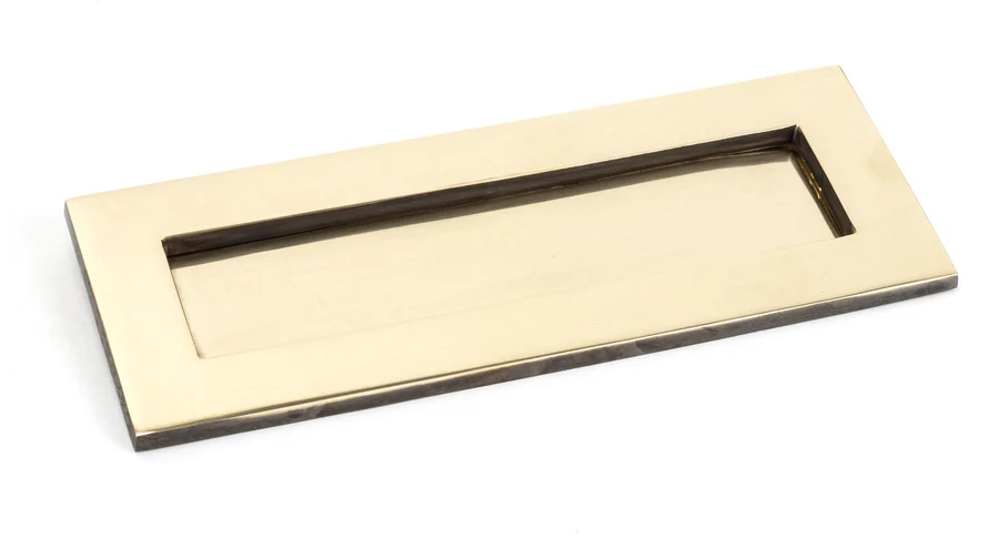 FTA 91880 AGED BRASS SMALL LETTER PLATE