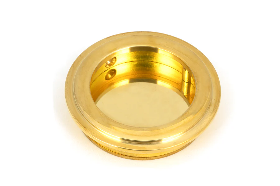 FTA 47165 POLISHED BRASS 60MM ART DECO ROUND PULL