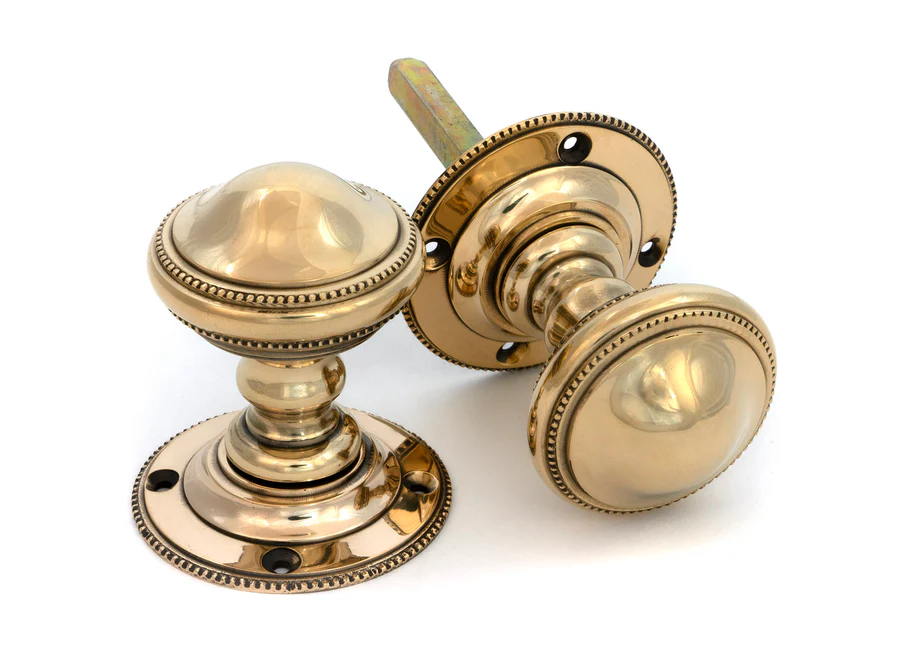 FTA 83862 AGED BRASS BROCKWORTH MORTICE KNOB SET