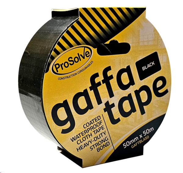 GENERAL PURPOSE UTILITY DUCT TAPE  50MM X 50M BLACK