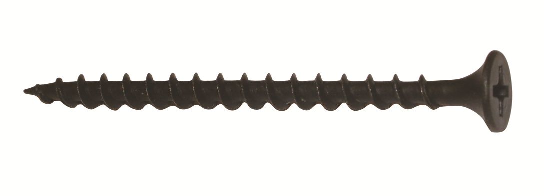 DRYWALL SCREW - COARSE THREAD 4.2 X 75MM BLACK PHOSPHATE