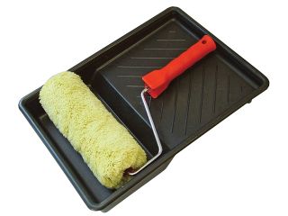 PAINT ROLLER KIT 230MM (9") (TRAY, FRAME & 2X REFILLS)