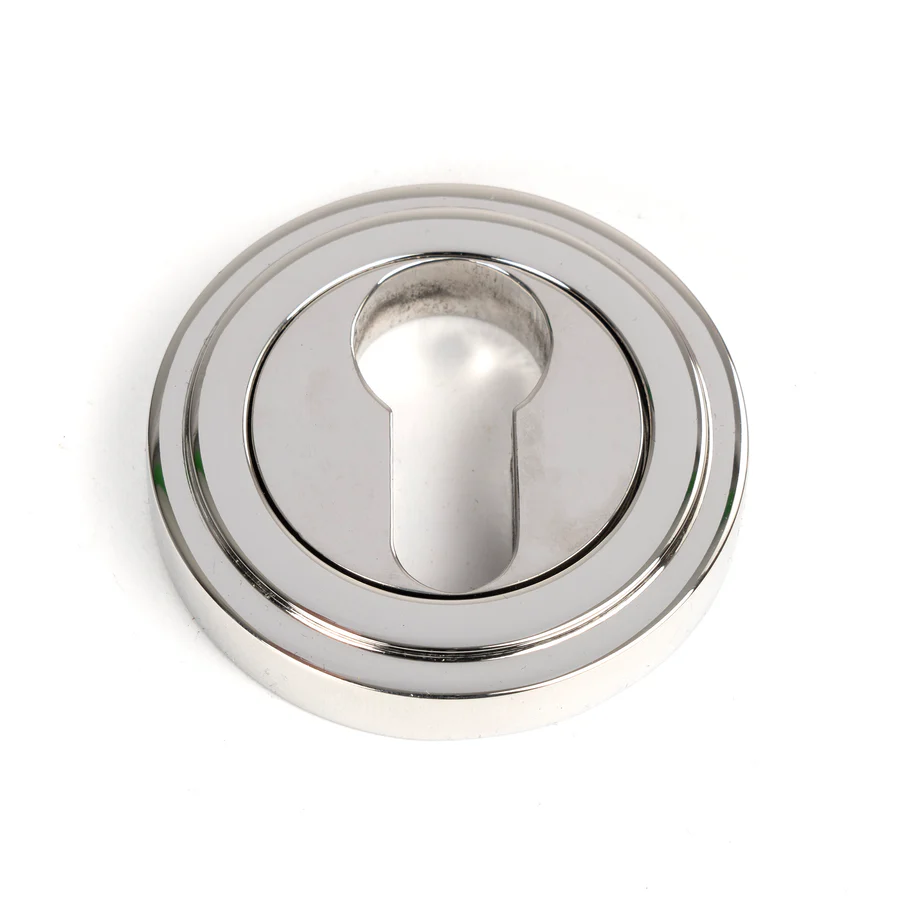 FTA 49877 POLISHED MARINE SS (316) ROUND EURO ESCUTCHEON (ART DECO)