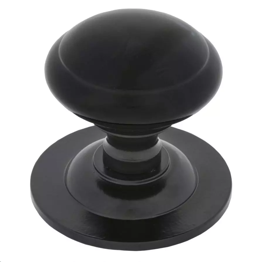 FTA 83506 BLACK ROUND CENTRE DOOR KNOB