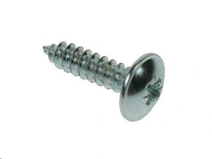 FLANGE SELF TAPPING SCREW - BZP POZI 3.5 X 13MM (6G X 1/2")