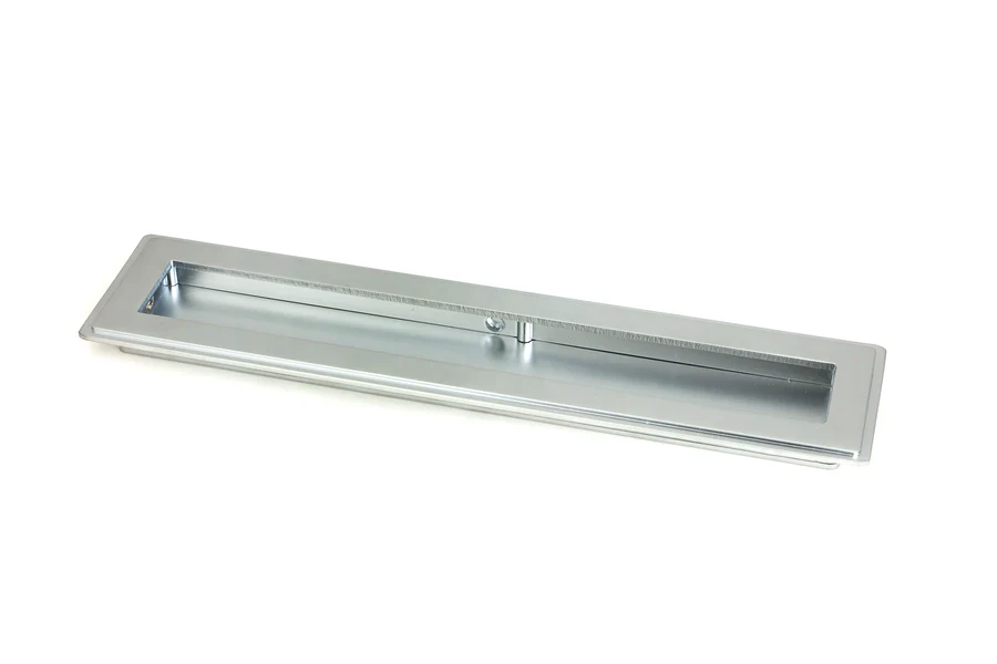 FTA 50637 SATIN CHROME 250MM ART DECO RECTANGULAR PULL