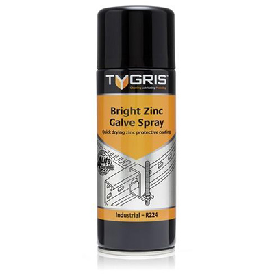 BRIGHT ZINC GALV PAINT 400ML AEROSOL SPRAY