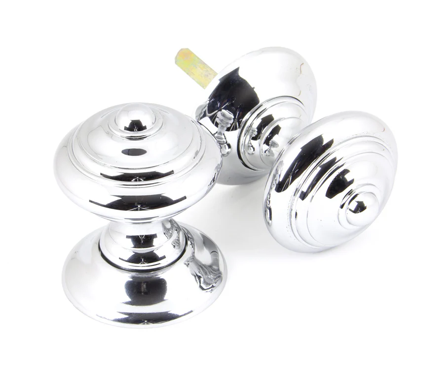 FTA 90296 POLISHED CHROME ELMORE CONCEALED MORTICE KNOB SET