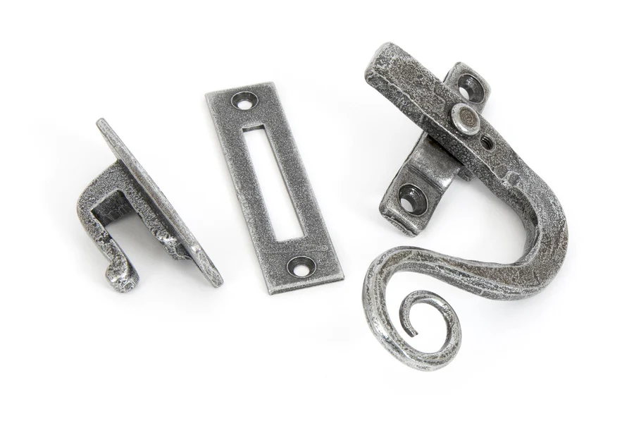 FTA 33726 PEWTER LOCKING MONKEYTAIL FASTENER - RH