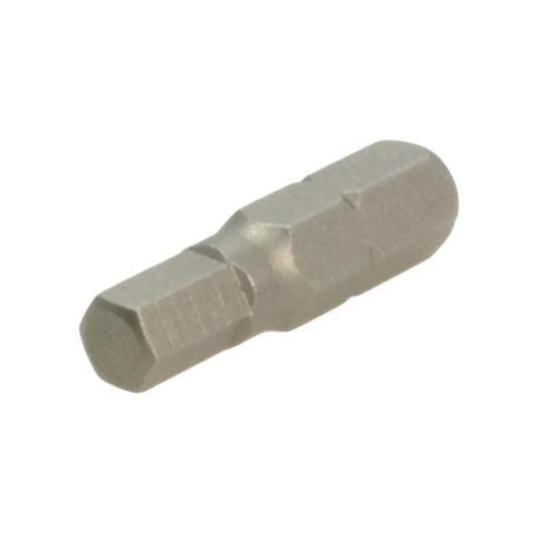 SCREWDRIVER INSERT BIT - HEX 4.0 X 25MM