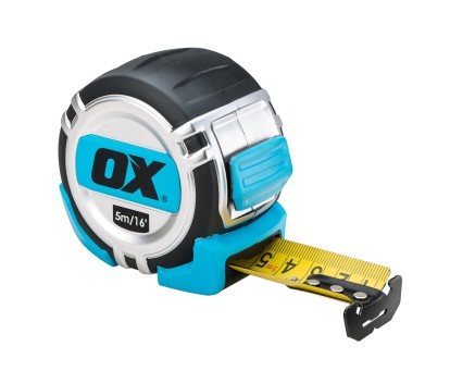 OX PRO HEAVY DUTY TAPE MEASURE 5M/16FT