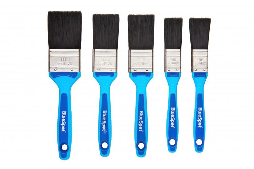 SOFT GRIP HANDLE SYNTHETIC BRISTLE PAINT BRUSH (5PC SET)