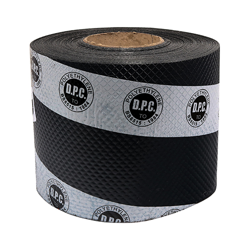 DAMP PROOF COURSE 500 MICRONS 225MM BLACK (30M ROLL)