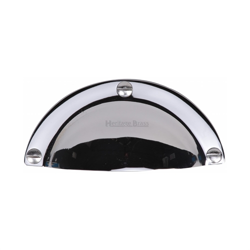 DRAWER PULL  95MM (4") POLISHED CHROME