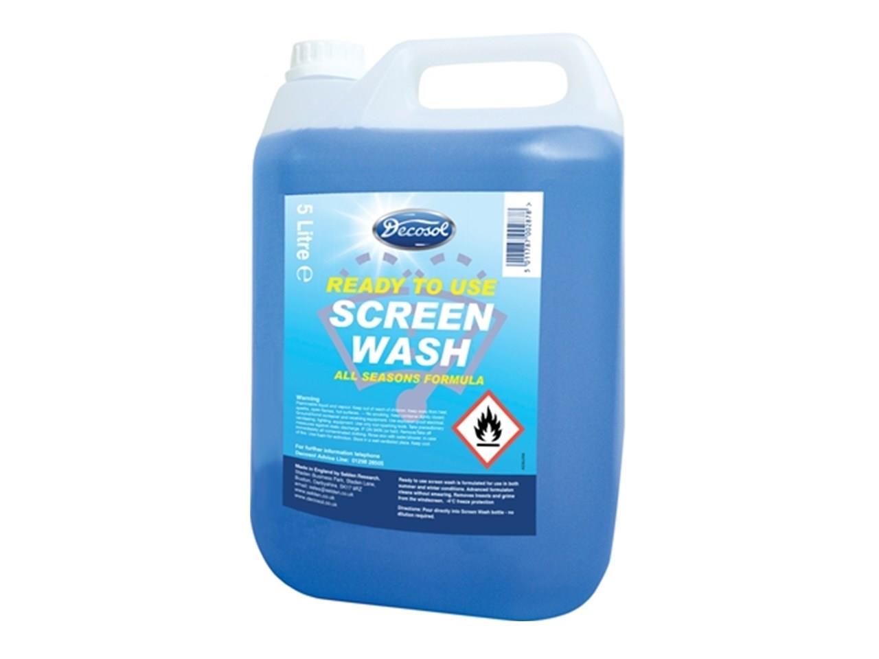 READY MIXED SCREENWASH 5 LITRE