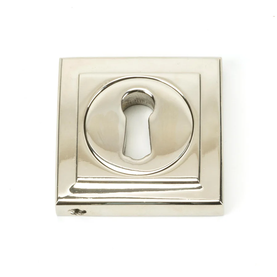 FTA 45694 POLISHED NICKEL ROUND ESCUTCHEON (SQUARE)