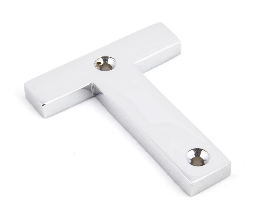 FTA 83802T POLISHED CHROME LETTER T