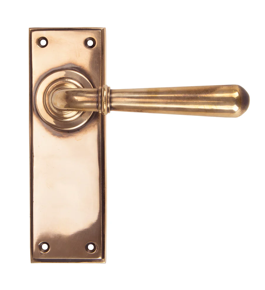 FTA 91920 POLISHED BRONZE NEWBURY LEVER LATCH SET