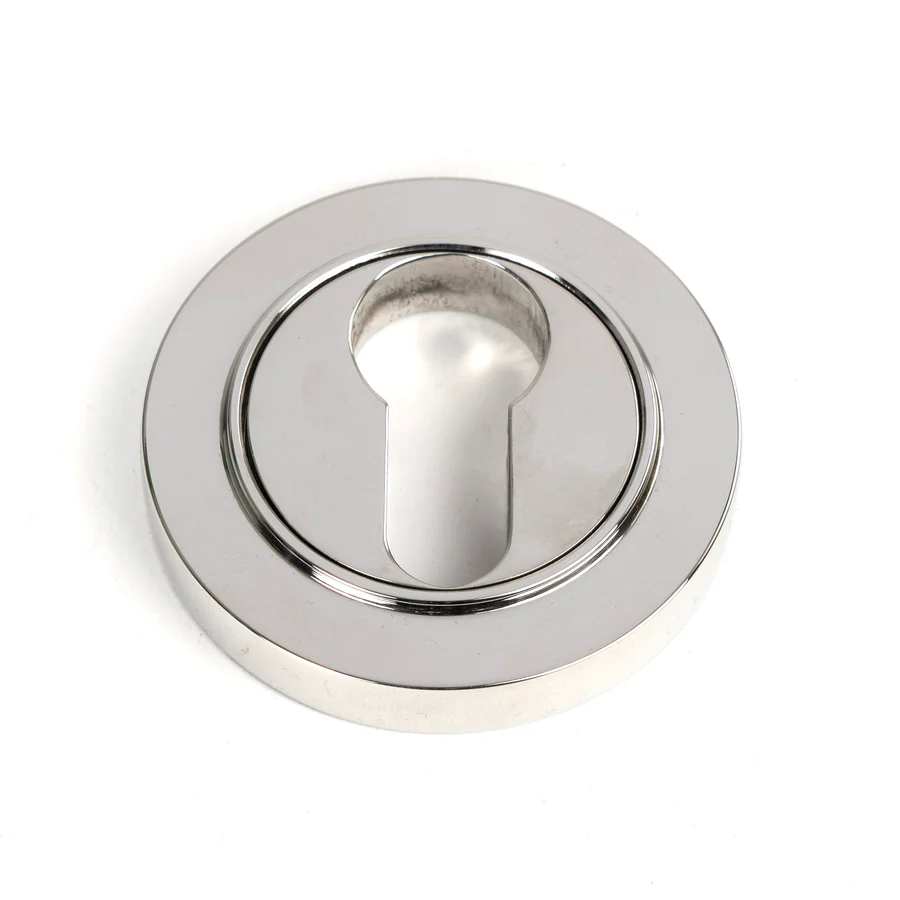FTA 49876 POLISHED MARINE SS (316) ROUND EURO ESCUTCHEON (PLAIN)