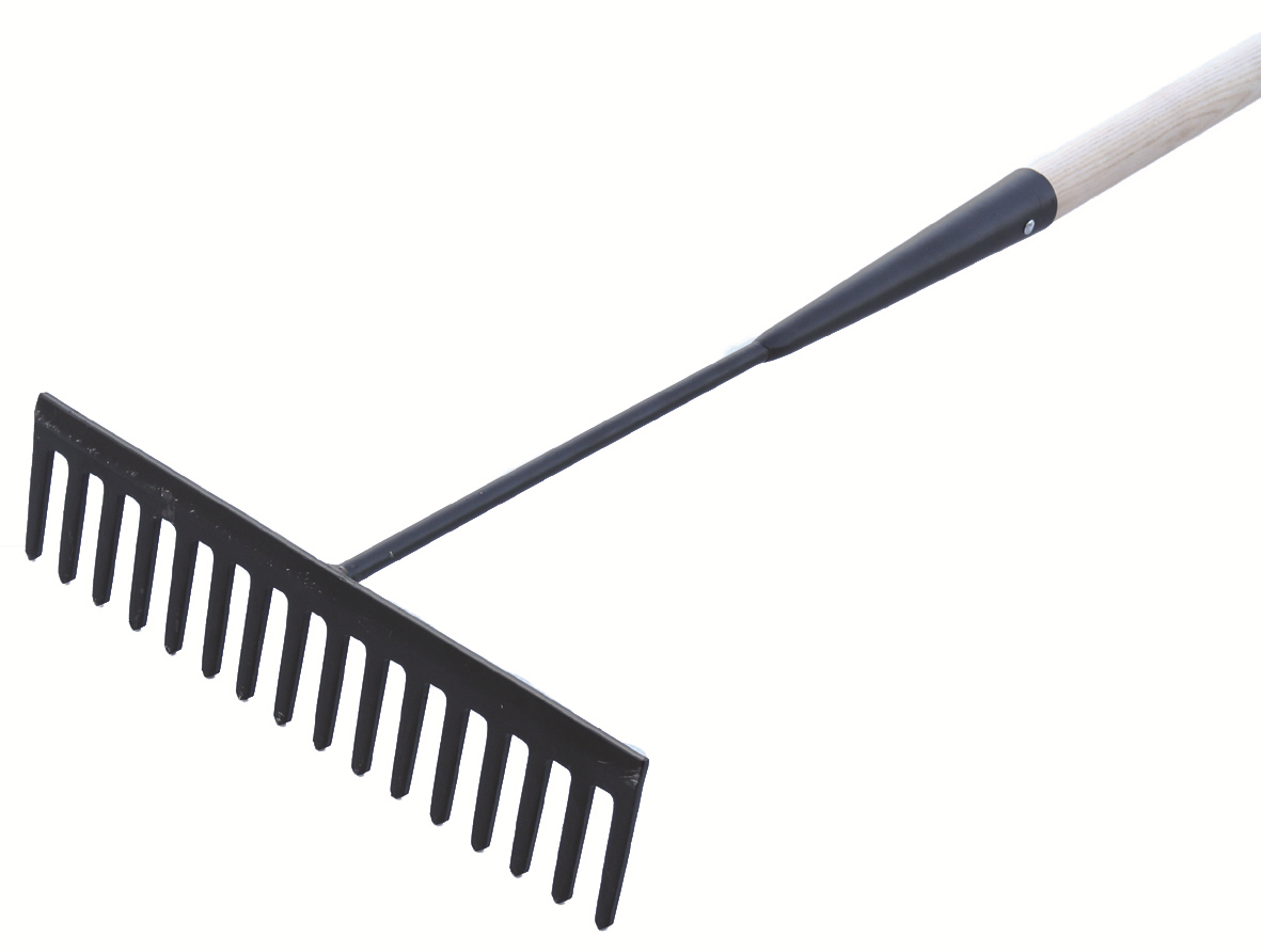 CONSTRUCTION GARDEN RAKE