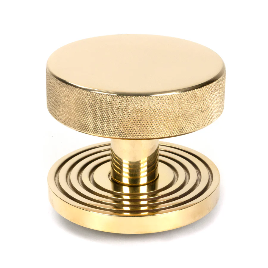 FTA 46752 POLISHED BRONZE BROMPTON CENTRE DOOR KNOB (BEEHIVE)