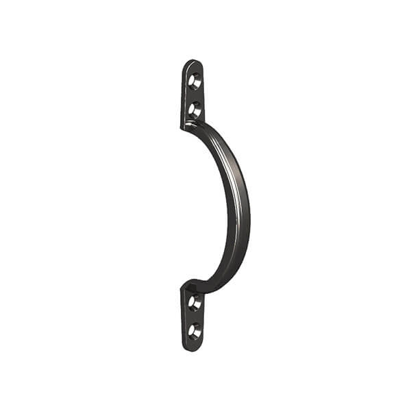 CAST IRON HOT BED HANDLE 6" (150MM) EPOXY BLACK