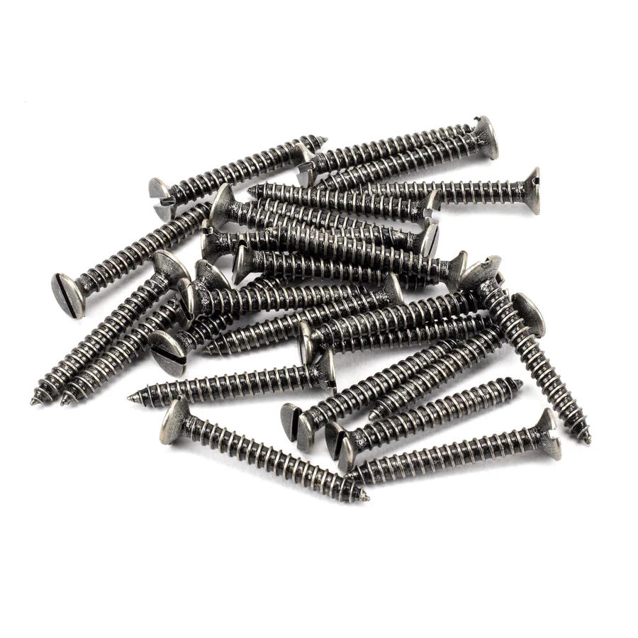 FTA 92953 PEWTER 8X1&frac14; COUNTERSUNK SCREWS (25)