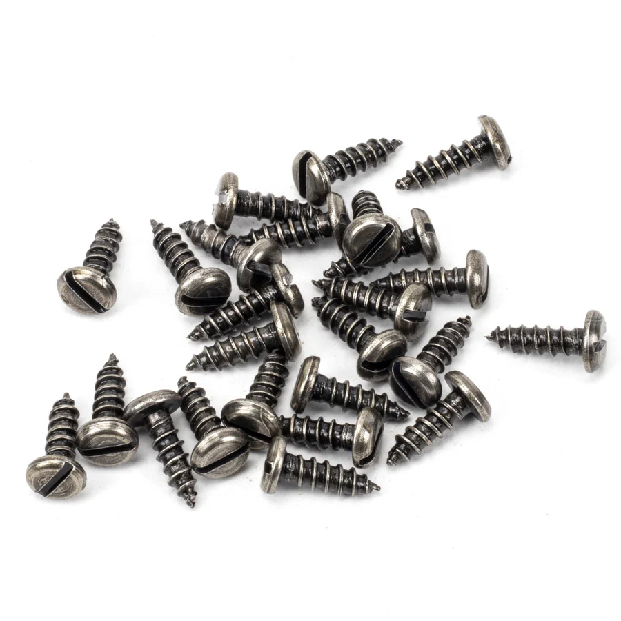 FTA 91195 PEWTER 8X&frac12; ROUND HEAD SCREWS (25)