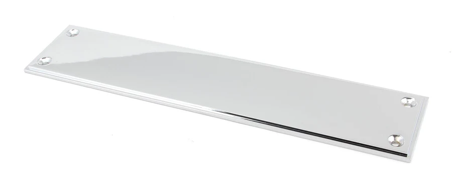 FTA 45390 POLISHED CHROME 300MM ART DECO FINGERPLATE