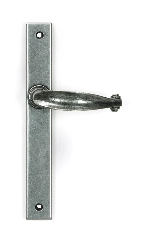 FTA 46401 PEWTER COTTAGE SLIMLINE LEVER ESPAG. LATCH SET